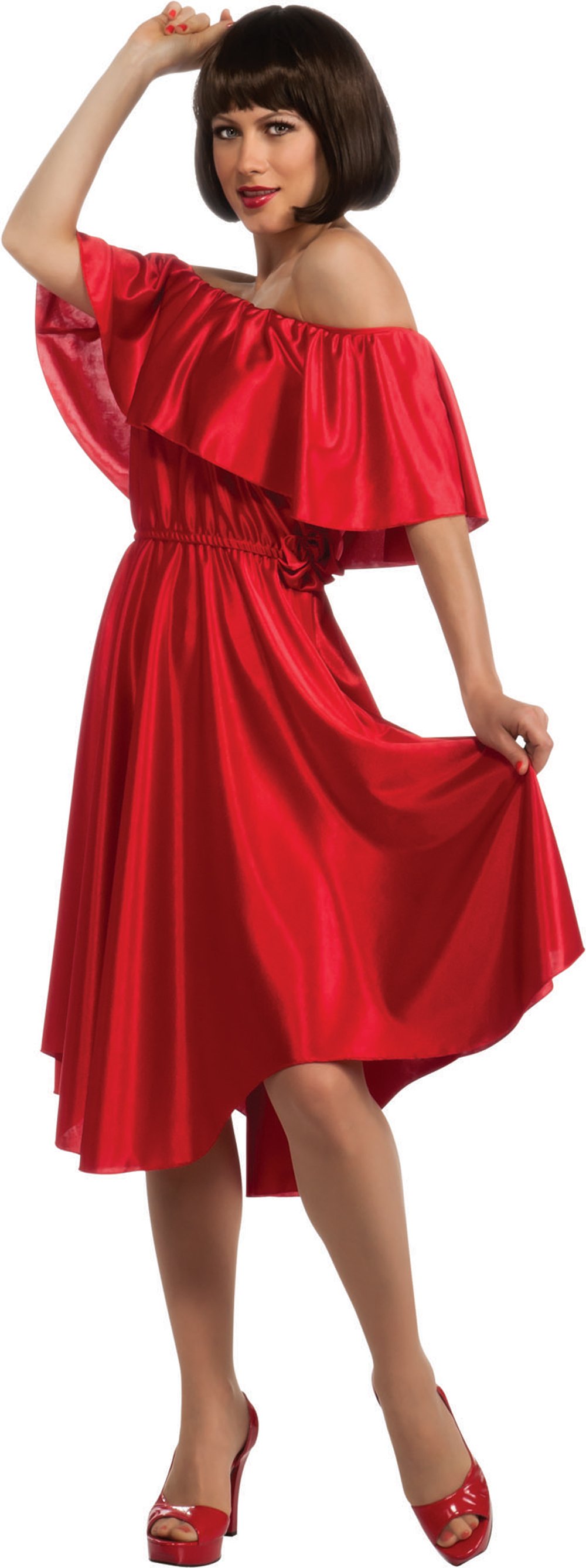 Saturday Night Fever Red Dress Adult Costume