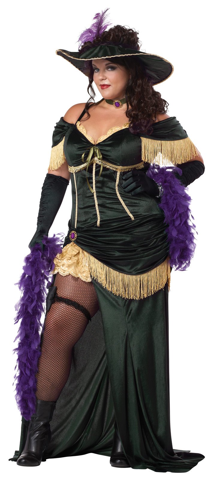 The Saloon Madame Adult Plus Costume