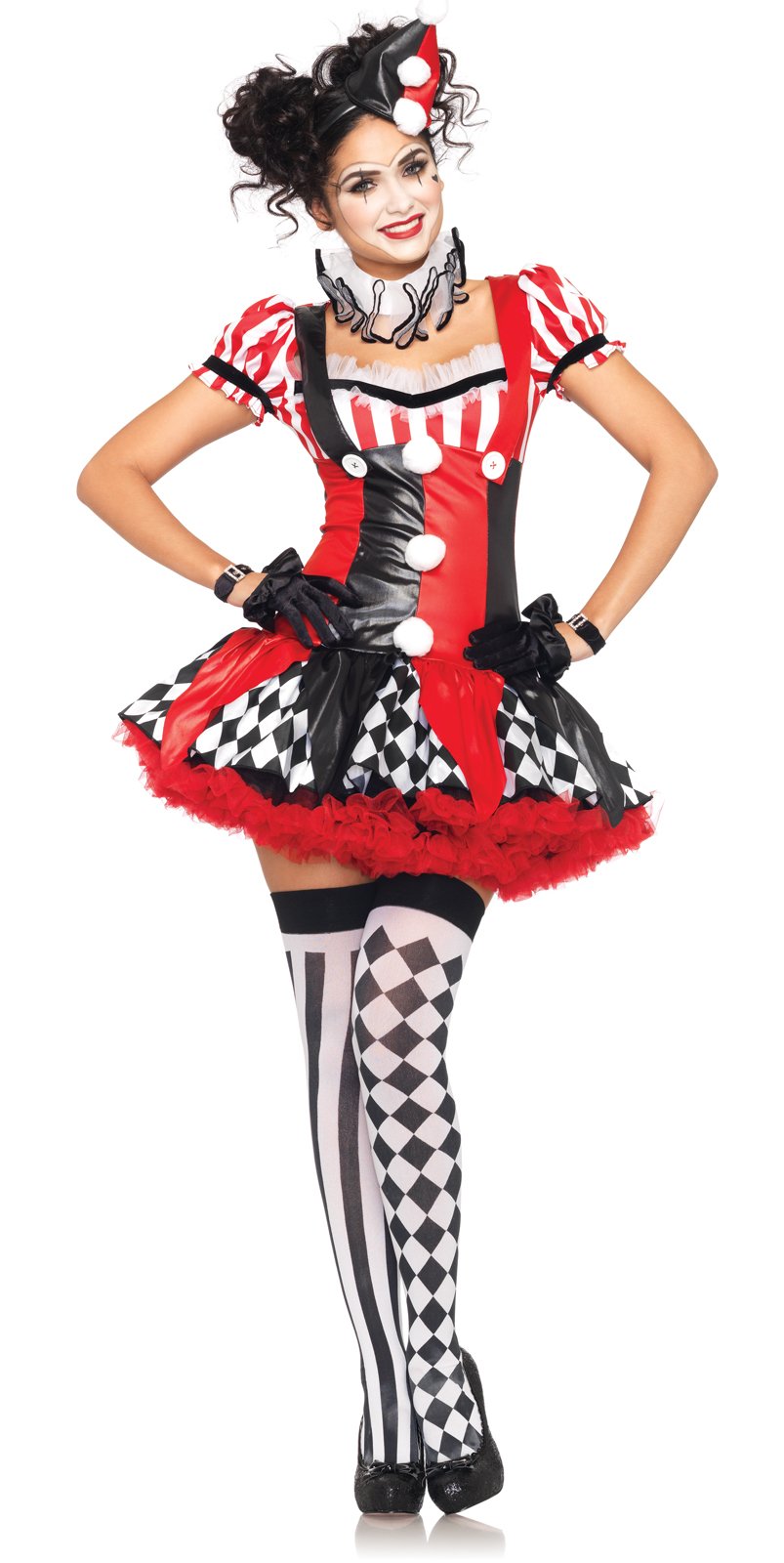 Harlequin Clown Adult Costume