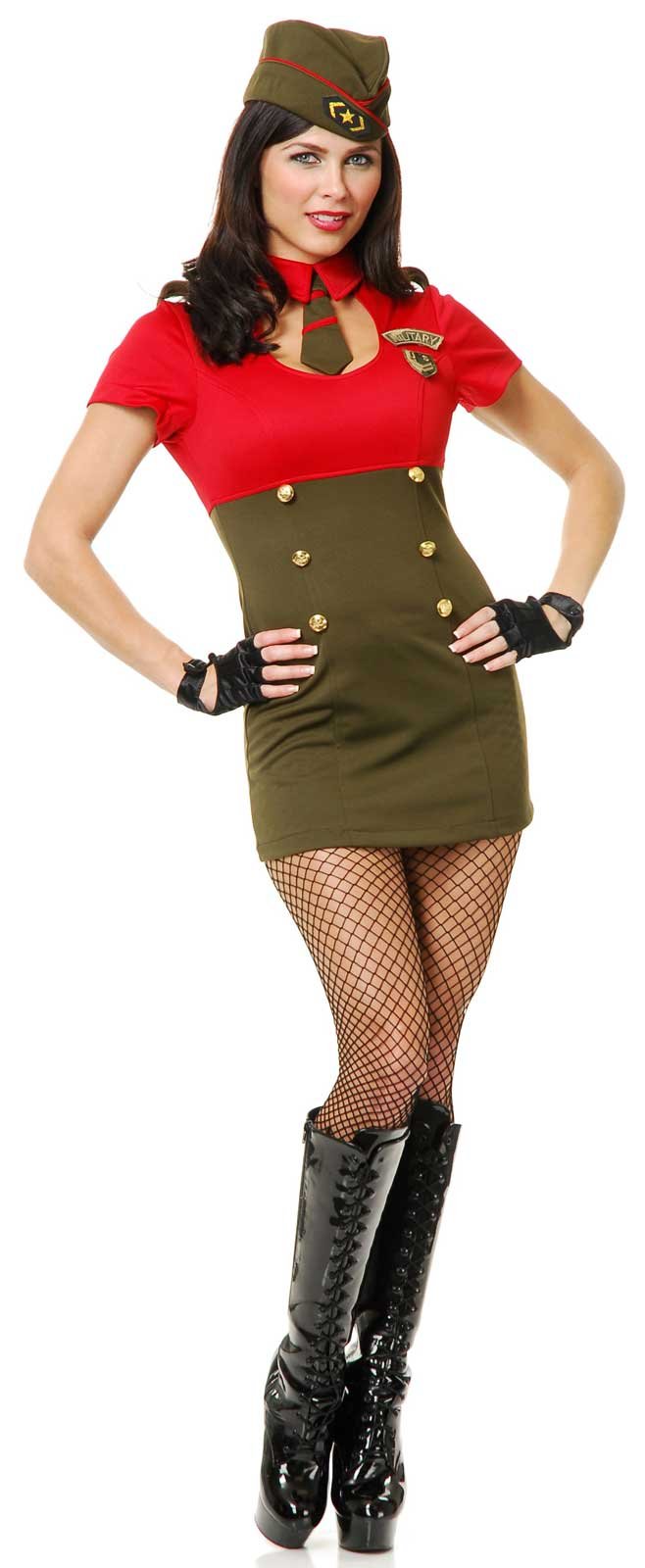 Beautyful Army Babe Adult Costume