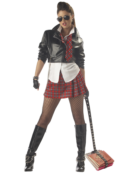 Womens Rebel School Girl Costume