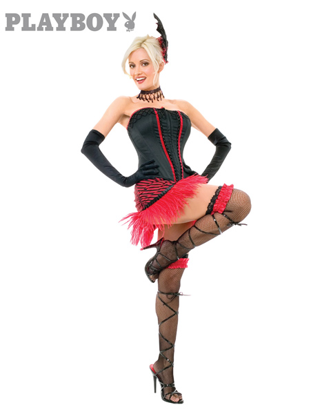 Adult Saloon Girl Playboy Costume