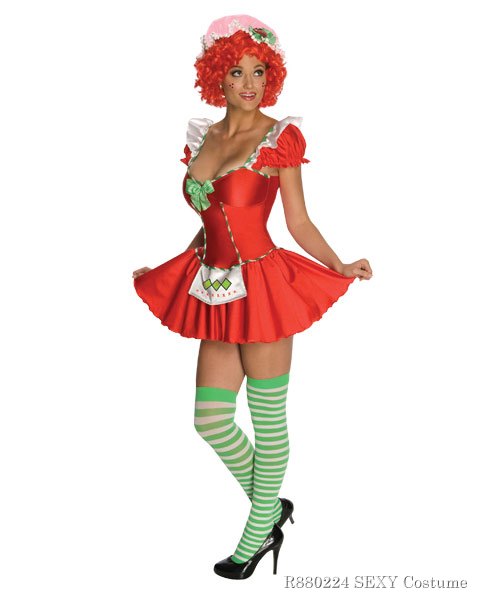 Womens Strawberry Shortcake Sexy Costume