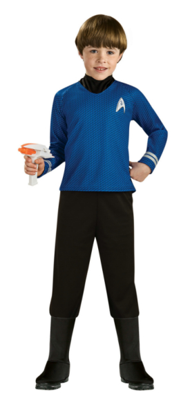 Star Trek Movie Deluxe (Blue) Shirt Child Costume