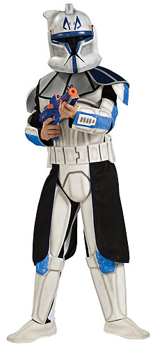 Child Deluxe Blue Clone Trooper Rex Costume