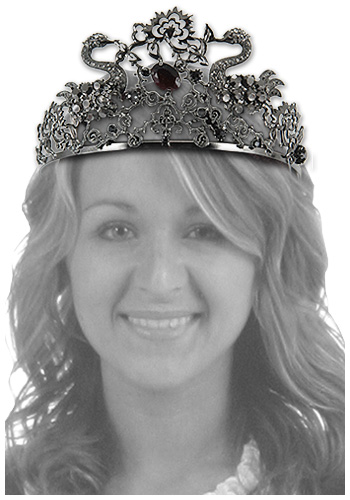 Black Jeweled Tiara