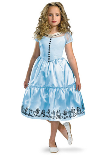 Girls Alice in Wonderland Costume