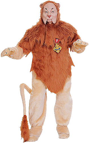 Authentic Cowardly Lion Costume