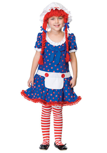 Girls Rag Doll Costume