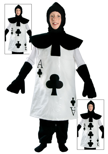 Kids Ace of Clubs Costume