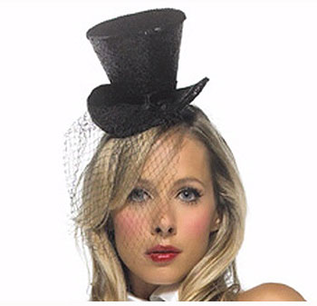 Mini Glitter Top Hat