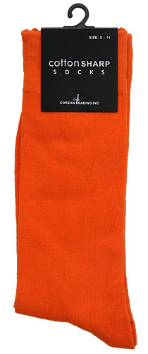 Orange Dress Socks