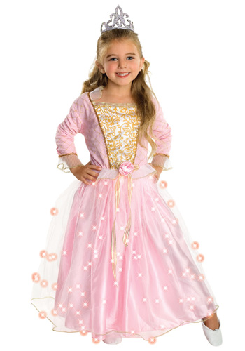 Girls Rose Princess Costume