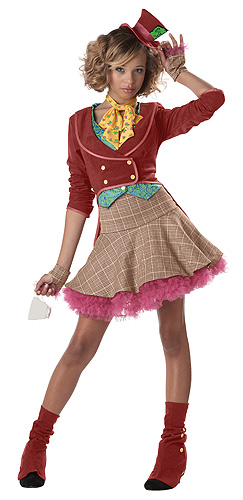 Teen Girls Mad Hatter Costume