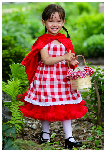 Toddler Red Riding Hood Tutu Costume