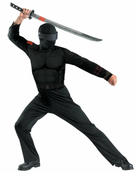 GI Joe - Snake Eyes Classic Adult Costume