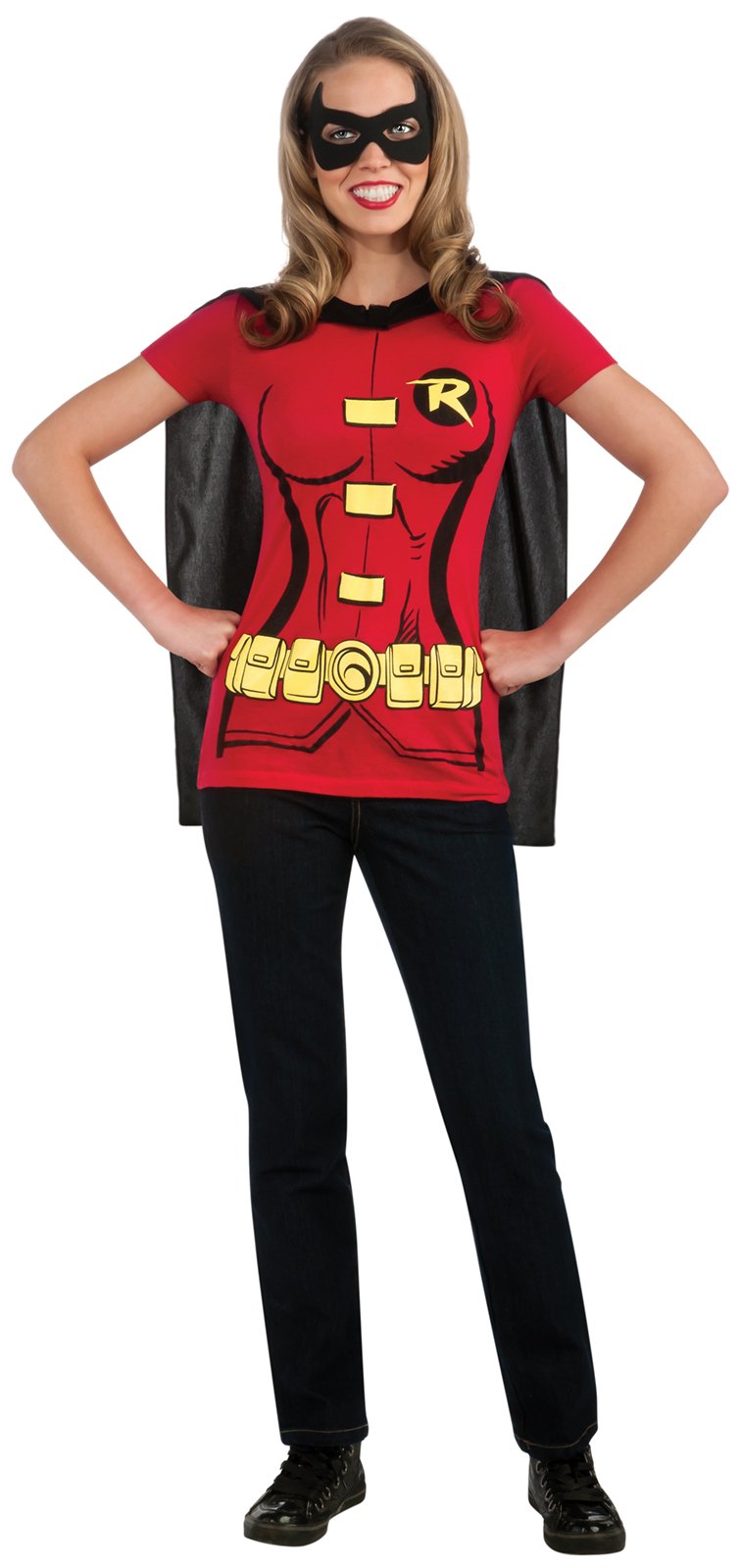 Robin (Female) T-Shirt Adult Costume Kit