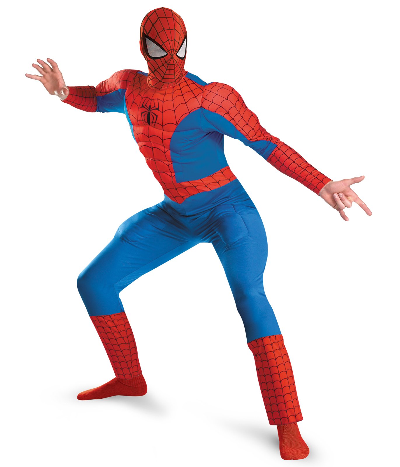 Spider - Man Deluxe Muscle Plus Adult Costume