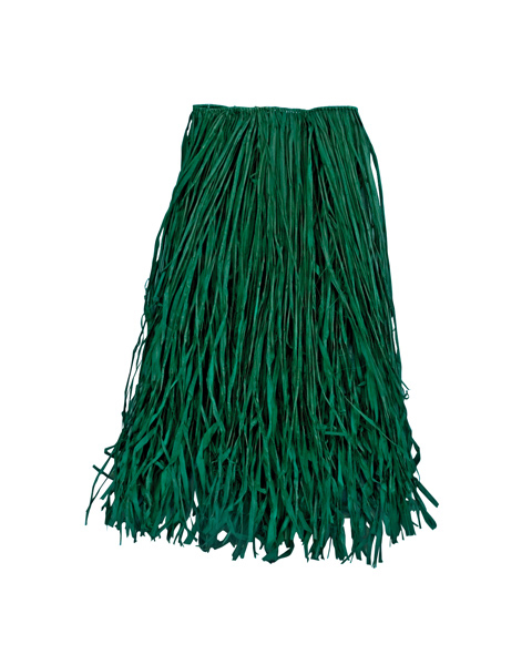 Adult Green Raffia Grass Skirt