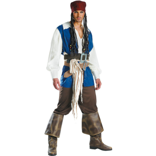 Pirates of the Caribbean 3 Captain Jack Sparrow Quality Adult (2