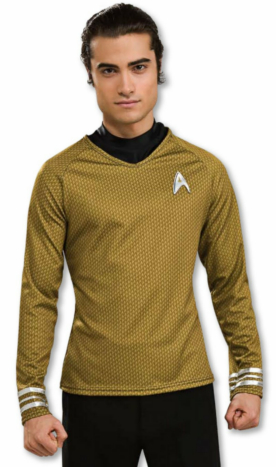 Star Trek Movie (2009) Grand Heritage Gold Shirt Adult Costume