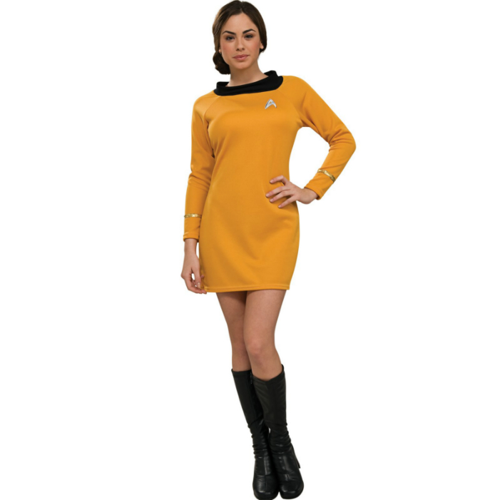 Star Trek Classic Gold Dress Deluxe Adult Costume