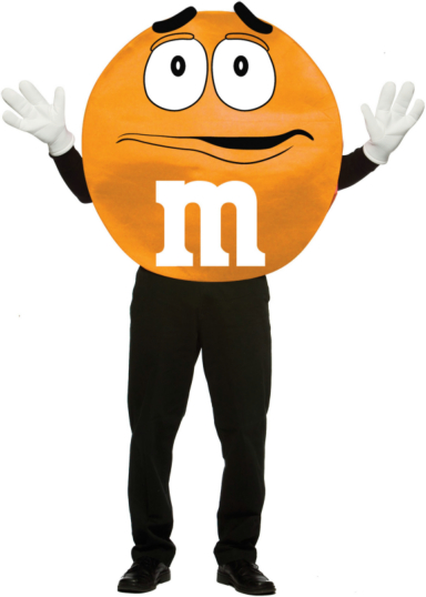 M&Ms Orange Deluxe Adult Costume