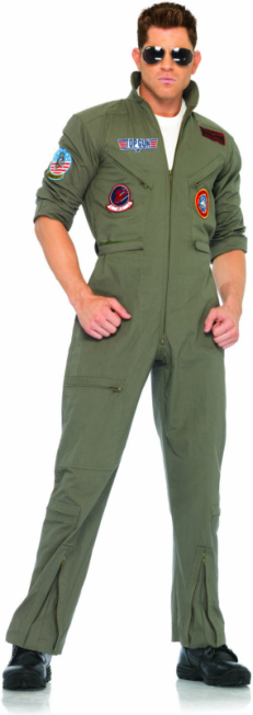 Top Gun Men's Flight Suit Adult Costume