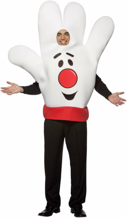 Hamburger Helper Hand Adult Costume