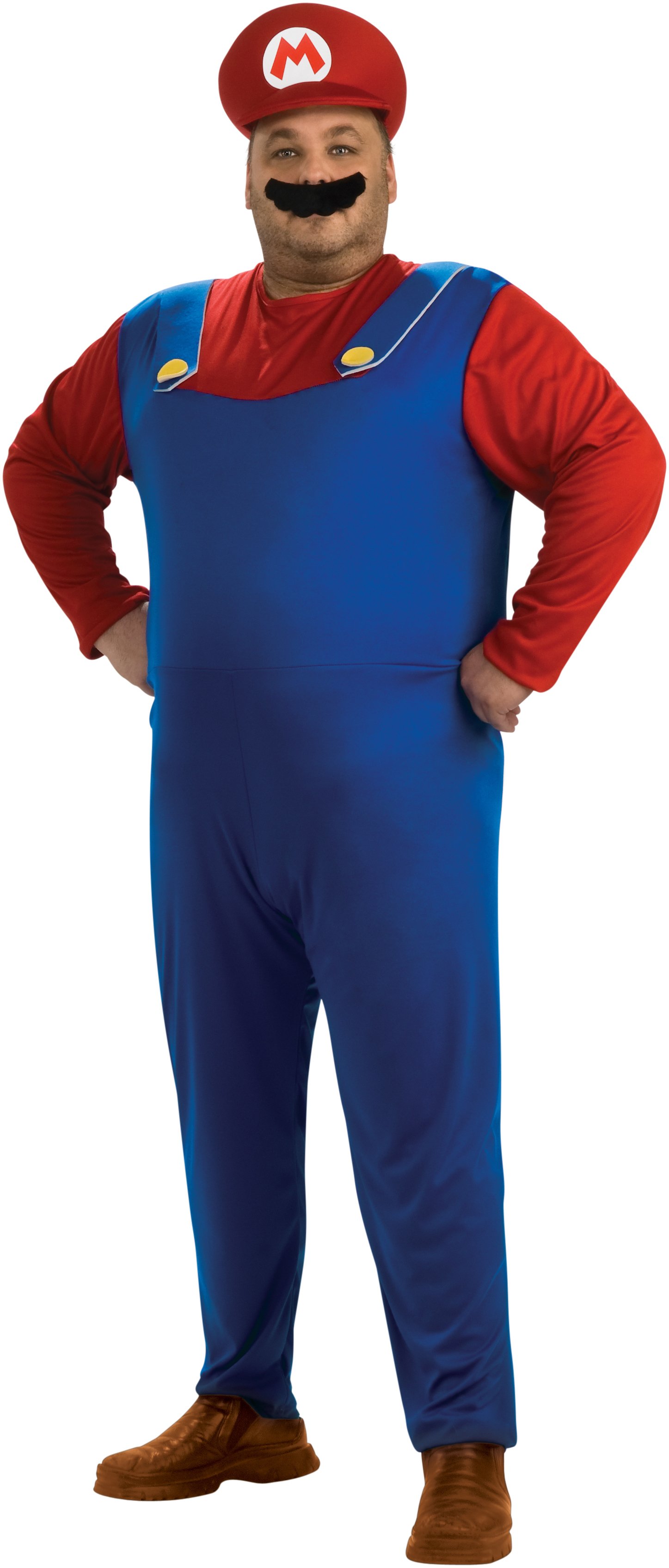 Super Mario Bros. - Mario Plus Adult Costume