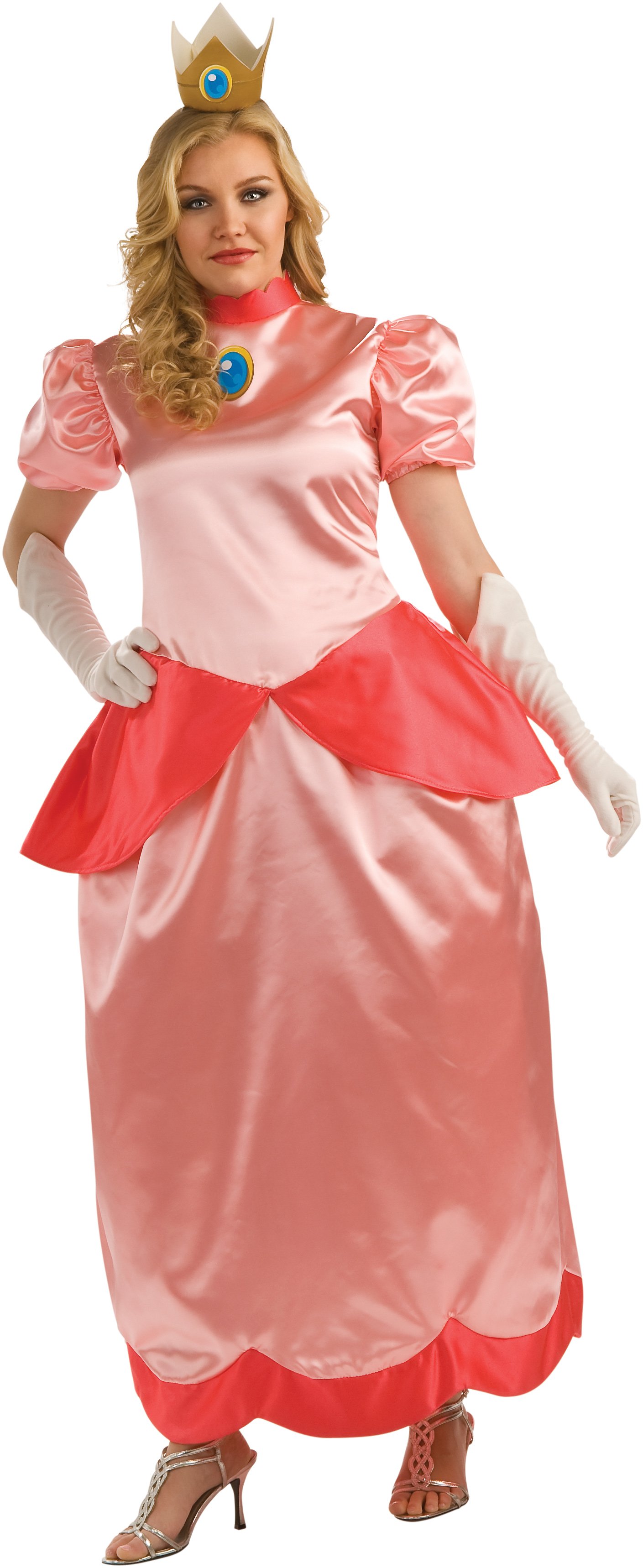 Super Mario Bros. - Deluxe Princess Peach Plus Adult Costume