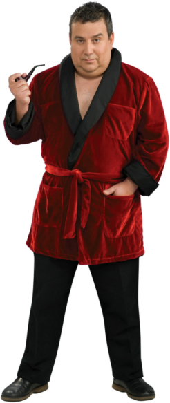 Playboy Hugh Hefner Robe Plus Adult Costume