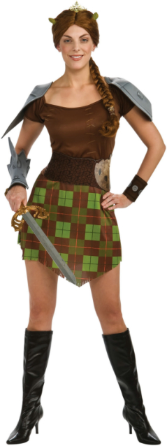 Shrek Forever After - Princess Fiona Warrior Adult Costume