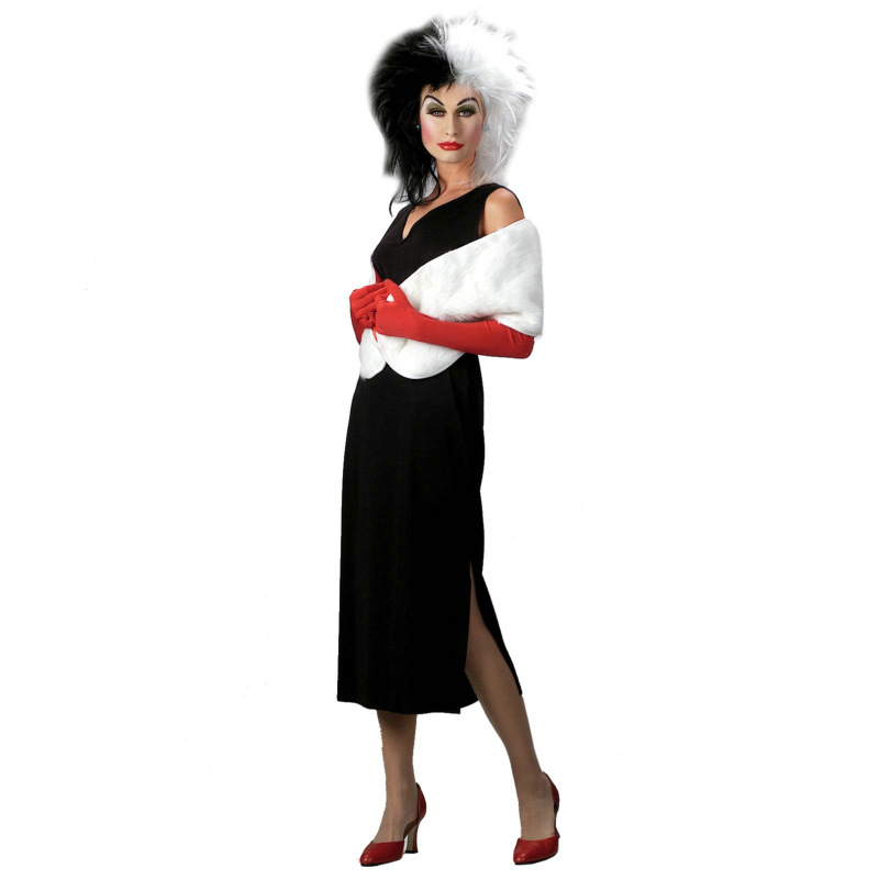 101 Dalmatians Disney Cruella De Vil Adult Costume