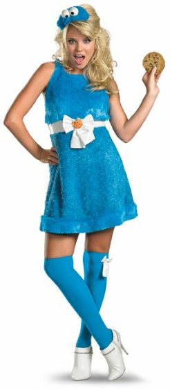 Sesame Street - Cookie Monster Sassy Female Adult Costume