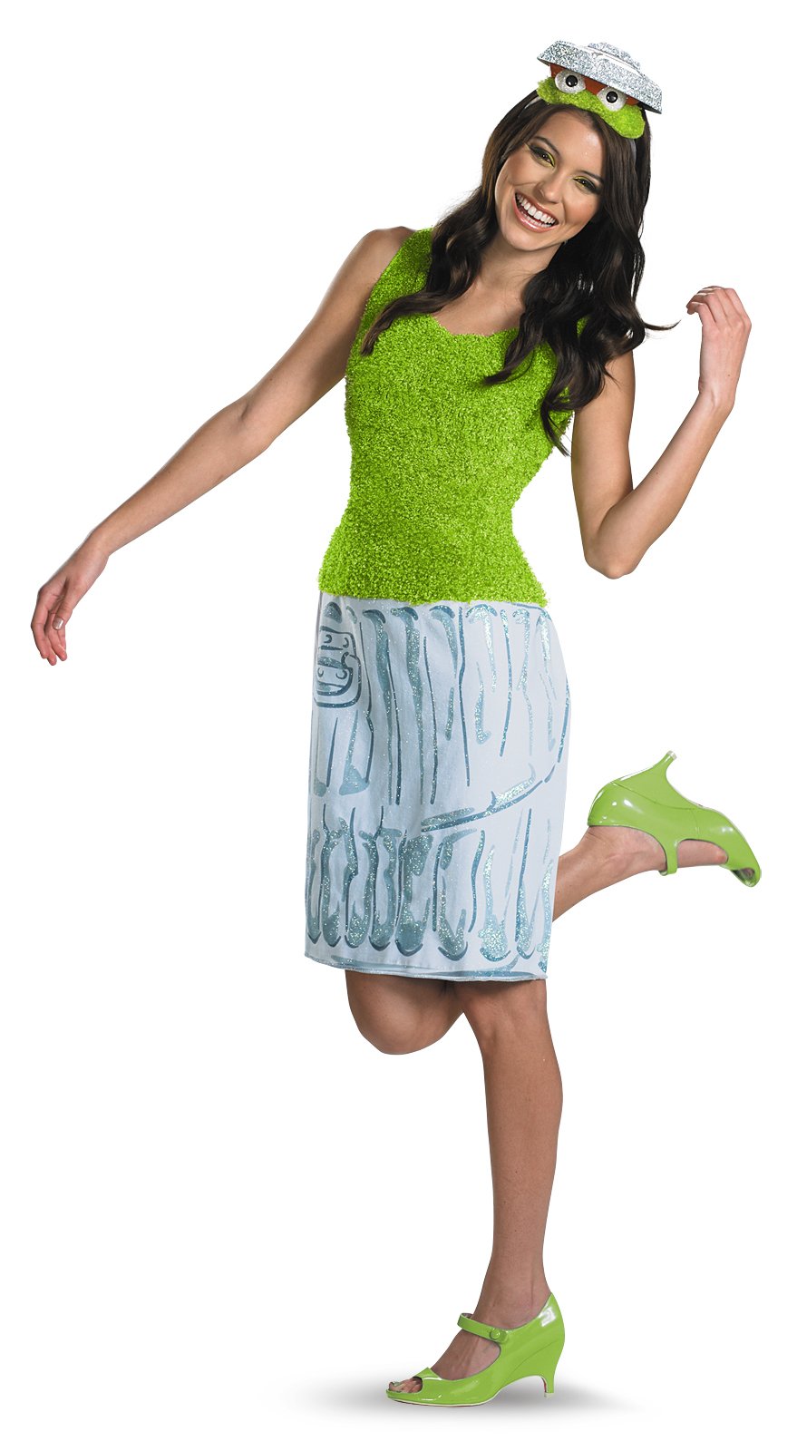 Sesame Street - Oscar Ladies Adult Costume