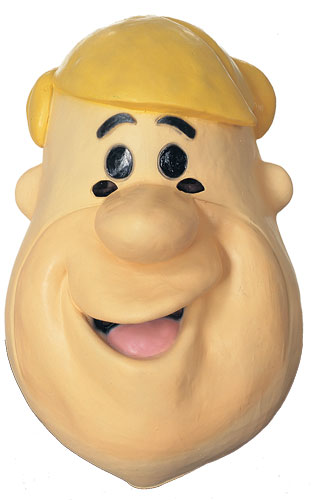 Rubber Barney Rubble Mask