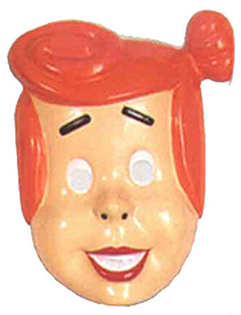 Wilma Flintstone Adult PVC Mask