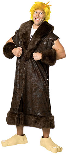 Adult Deluxe Barney Rubble Costume