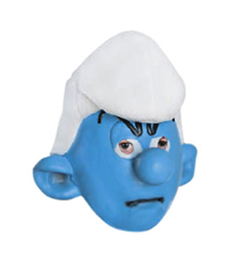 Grouchy Smurf Mask