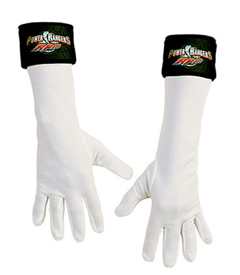 White Power Ranger Gloves