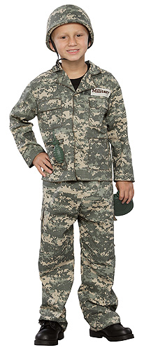 Kids Deluxe Army Costume