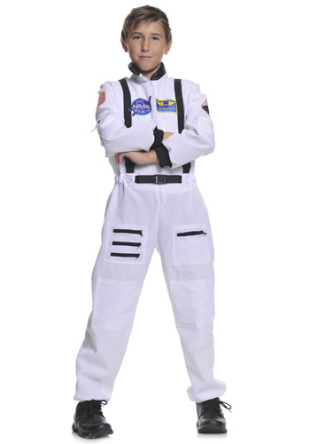 Child White Astronaut Costume