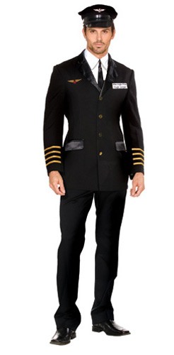 Mens Mile High Pilot Costume