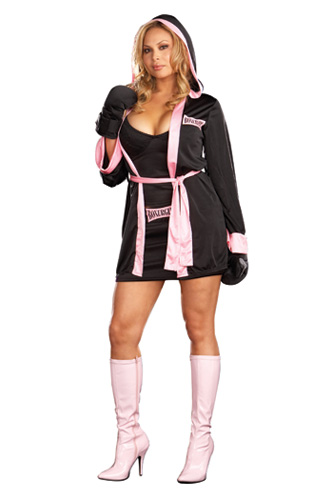 Plus Size Boxer Girl Costume