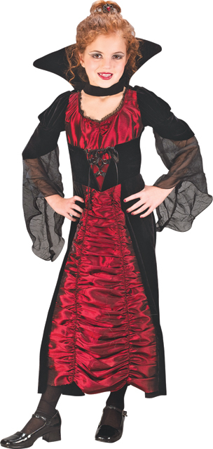 Coffin Vampiress Child Costume