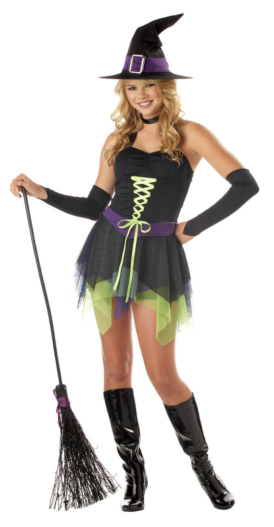 Spunky Witch Teen Costume