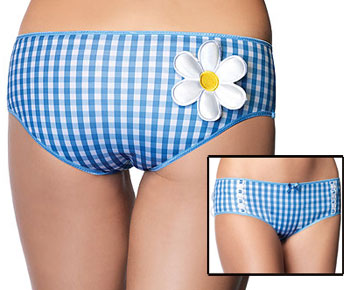 Gingham Print Hot Pants