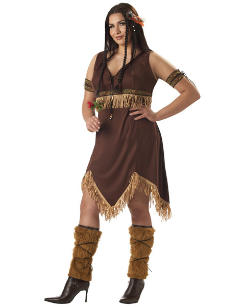 Adult Plus Size Indian Princess Costume