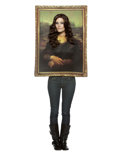 Mona Lisa Painting Womens Costume